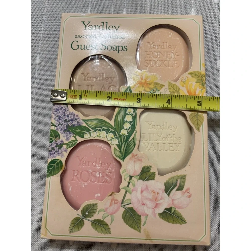 Vintage Yardley of London Guest Soaps Lilac Honeysuckle Roses Lily of the Valley